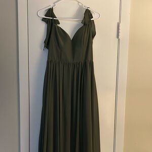Revelry Olive Maxi Dress